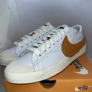 Nike Blazer Low '77 Jumbo White Louis Orange Grey DN2158-100 Sz 12M